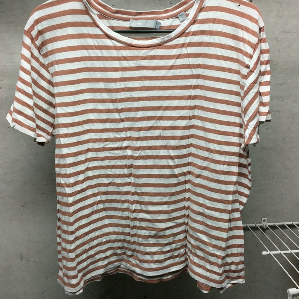 vince striped tee